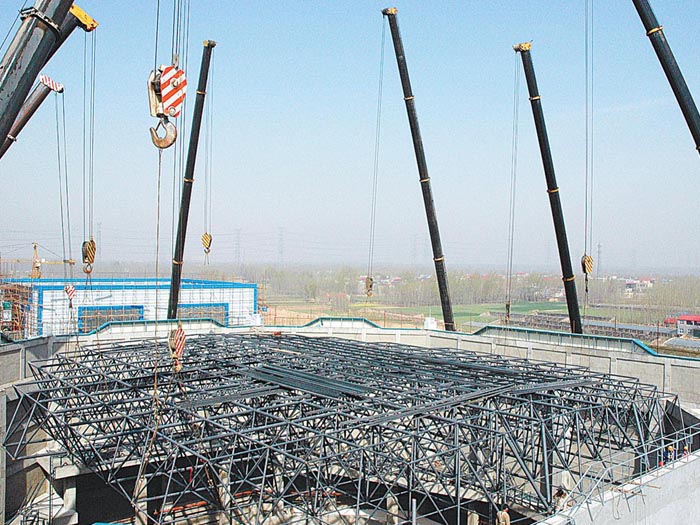 溧阳网架高空滑移法